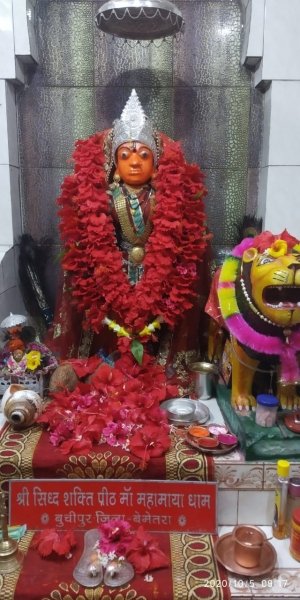 इस नवरात्रि बुचिपुर महामाया में श्रद्धालुओं को नही होंगे दर्शन, 2500 ज्योति जलेगी