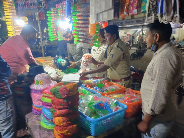 होली को ध्यान में रखते हुये, सुरक्षा एवं शांति व्यवस्था बनाए रखने का फिजिकल चेकिंग अभियान लगातार रहेगा जारी