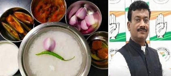 बोरे बासी खाने में भाजपाईयों को शर्म क्यों आती है?-कांग्रेस