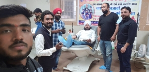 श्री गुरु गोबिंद सिंघ के साहिबज़ादों की शहीदी को समर्पित रक्तदान शिविर