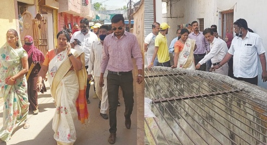 वार्डवासियों की समस्या सुलझाने महापौर ने किया स्थल निरीक्षण