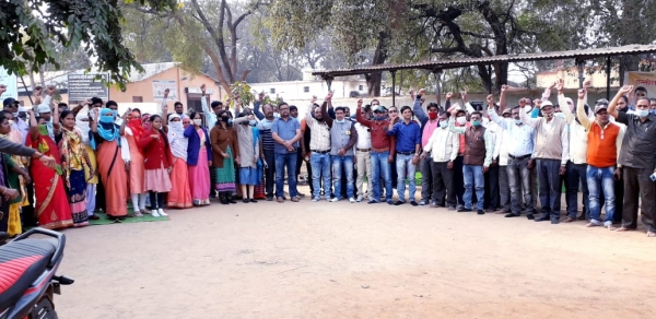 पंचायत सचिवों की मांग जायज़-- अमित गौतम  छग जर्नलिस्ट वेलफेयर यूनियन ने पंचायत सचिव व रोजगार सहायकों के हड़ताल को दिया समर्थन