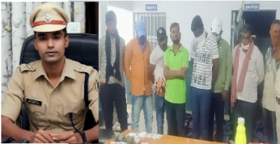 प्रशिक्षु  डीएसपी विजय सिंग राजपूत के नेत्रित्व में बड़ी कार्यवाही  दीपावली के पहले शहरी क्षेत्र  में 2 लाख का जुवा पकड़ाया