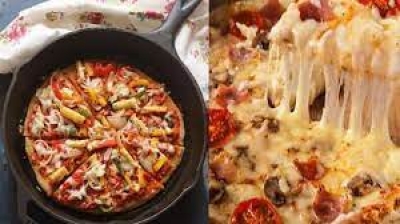 बिना ओवन घर के तवे पर बनाएं बाजार जैसा Cheesy Pizza, नोट करें ये आसान रेसिपी
