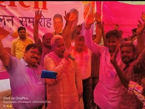 रंगोत्सव में जमकर थिरके विधायक,महापौर,आयुक्त, सभापति एवं नेताप्रतिपक्ष होली के रंग में सराबोर उड़े रंग गुलाल