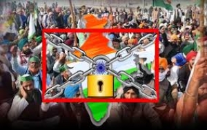 कांग्रेस सहित विभिन्न संगठनों ने किया भारत बंद का समर्थन