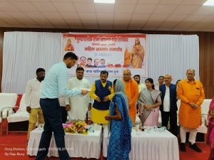 -अहिल्याबाई होल्कर की 300वीं जयंती पर विशेषःनगर निगम सभागार में निगम क्षेत्र में उत्कृष्ट कार्य करने वाली महिलाओ का हुआ सम्मान: