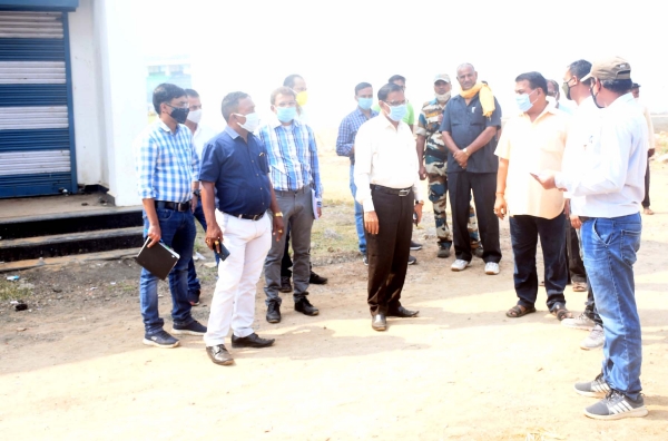 कलेक्टर ने किया दिग्विजय स्टेडियम का निरीक्षण दो माह के भीतर निर्माणाधीन कार्य को पूर्ण करने के दिए निर्देश