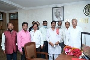 मुख्यमंत्री से पिछड़ा वर्ग कल्याण संघ के पदाधिकारियों ने की  मुलाकात..