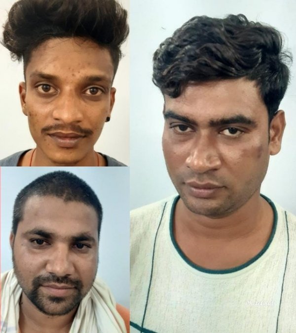 जुआ खेलते 03 जुआरी रंगे हाथ गिरफ्तार
