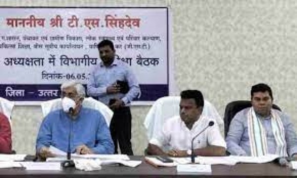 जिले के नागरिकों को स्वास्थ्य की अच्छी सेवा मिले- स्वास्थ्य मंत्री  टी.एस. सिंहदेव