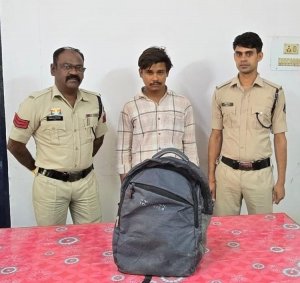 गांजे के साथ पकड़ा गया पुराना अपराधी, हत्या-आर्म्स एक्ट समेत कई केस दर्ज
