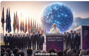 भारत मंडपम में अभूतपूर्व वैश्विक भागीदारी के साथ इंडिया एआई इम्पैक्ट समिट 2026 का शुभारंभ