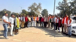 बल्दीडीह में युवा मोर्चा जिला अध्यक्ष अमन वर्मा का भव्य स्वागत