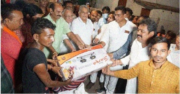 महज 3 दिन में बस गई सूर्या नगर की खटीक बस्ती, प्रभावितों का घरौंदा हुआ तैयार