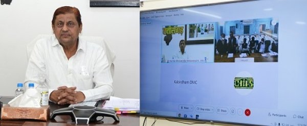 वन मंत्री  अकबर ने रायपुर से विडियो कॉन्फ्रेंसिंग के जरिए कवर्धा विधानसभा क्षेत्र के लोगों से की चर्चा