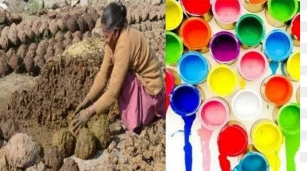 राज्य में गोबर से प्राकृतिक पेंट बनाने की 19 यूनिट शुरू