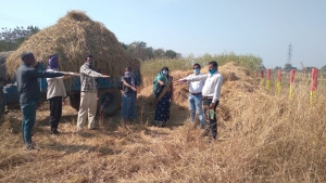 गोठान में पैरादान के साथ ली मनरेगा जन आंदोलन की शपथ