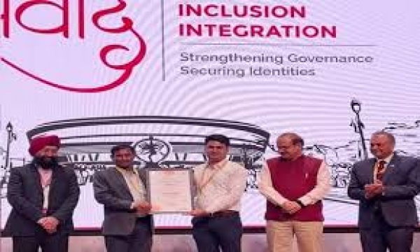 आधार सेवाओं में उत्कृष्टता के लिए छत्तीसगढ़ को राष्ट्रीय सम्मान बच्चों के बायोमैट्रिक अपडेट के लिए मिला गौरव