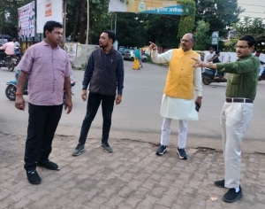 दुर्ग में होगा वंदे मातरम गीत का सामूहिक गायन :: भाजपा नेताओं ने लिया तैयारियों का जायजा