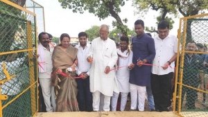 रिसाली निगम का पहला पौनी पसारी बाजार का लोकार्पण  डुंडेरा के विकास में कोई कमी नहीं: गृहमंत्री साहू