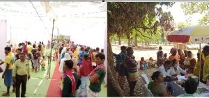 जिले के समस्त विकास खंडों में हुए हेल्थ मेला लाभ के लिए पाहुरनार मेले में उमड़ी ग्रामीणों की भीड