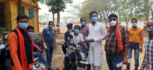 भाजयुमो नगरी का हस्ताक्षर अभियान