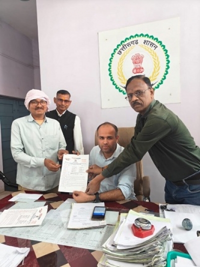 अन्य पिछड़ा वर्ग के हित संवर्धन हेतु मुख्यमंत्री के नाम ज्ञापन सौंपा गया