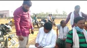 मारेंगा बाईपास निर्माण हेतु 5 दिवसीय पंचायती हस्ताक्षर अभियान , मिला बिलोरी सरपंच का समर्थन