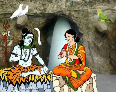 तोता बने शुकदेव ने जब सुन ली अमर कथा तो शिवजी उसे मारने को दौड़े और फिर हुआ गजब