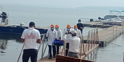 एनडीआरएफ ने माॅक ड्रिल के जरिए दिखाया डूबते को बचाने का हुनर कलेक्टर-एसपी सहित अधिकारियों की मौजूदगी में गंगरेल जलाशय में किया गया प्रदर्शन