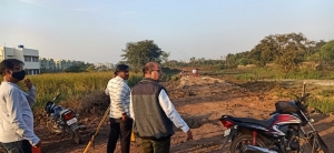 अवैध प्लाटिंग पर निगम प्रशासन की सख्त कार्यवाही