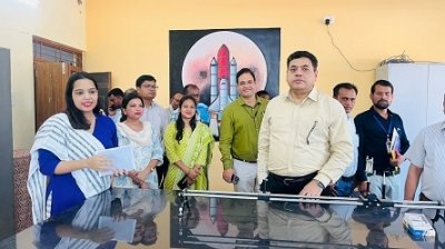 एडिशनल मिशन डायरेक्टर नीति आयोग दिल्ली आनंद शेखर का दौरा