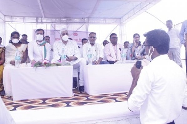 स्वास्थ्य मंत्री  टी.एस. सिंहदेव ने सुपेबेड़ा में प्राथमिक स्वास्थ्य केन्द्र का किया भूमिपूजन