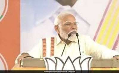 &quot;गरीबों, दलितों को बिजली, घर और पानी से वंचित रखा &quot; तमिलनाडु में पीएम मोदी ने कांग्रेस-डीएमके पर साधा निशाना