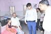 कलेक्टर ने सामुदायिक स्वास्थ्य केंद्र पथरिया में स्वास्थ्य सुविधाओं का लिया जायजा