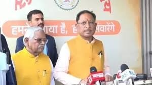 सभी जगह भाजपा के पक्ष में बहुत अच्छा वातावरण , छत्तीसगढ़ की पुरी 11 सीट में भाजपा की जीत , तीसरी बार फिर मोदी सरकार : सीएम साय
