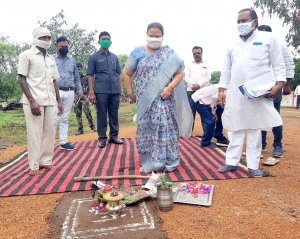 मंत्री श्रीमती भेंडिया ने विभिन्न ग्रामों का भ्रमण कर विकास कार्यों का किया भूमिपूजन