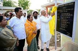 प्रदेश के लोकनिर्माण मंत्री ने किया 6 करोड़ 40 लाख का भूमिपूजन और लोकार्पण
