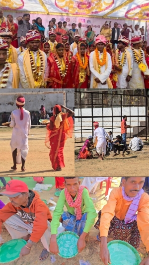 280 जोड़ों का सामूहिक विवाह ऐतिहासिक, पर भोजन व्यवस्था पर उठे सवाल