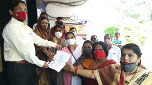 भ्रष्टाचार एवं महिला सुरक्षा को लेकर महिला मोर्चा ने राज्यपाल के नाम ज्ञापन सौंपा