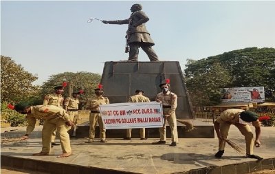 एनसीसी छात्रों ने किया सामाजिक सेवा और सामुदायिक विकास की क्रिया