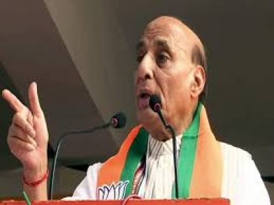 कांग्रेस कुछ सालों में डायनासोर की तरह विलुप्त हो जाएगी : रक्षामंत्री राजनाथ सिंह