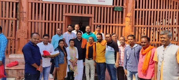नवनियुक्त भाजपा मण्डल अध्यक्ष जयदयाल नागेश ने किया माँ दंतेश्वरी का दर्शन