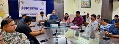 कलेक्टर ने स्वीप कार्यक्रम के तहत व्यापारी संघ के पदाधिकारियों की ली बैठक