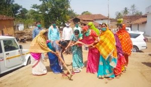 *सिहावा विधायक ने ग्राम पंचायत सांकरा मे विभिन्न निर्माण कार्यों का भूमिपूजन किया*