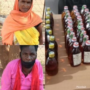 *सेन्हाभाठा प्राथमिक शाला भवन के पास अपने कब्जे में अवैध रूप से शराब रखे पति-पत्नी गिरफ्तार*