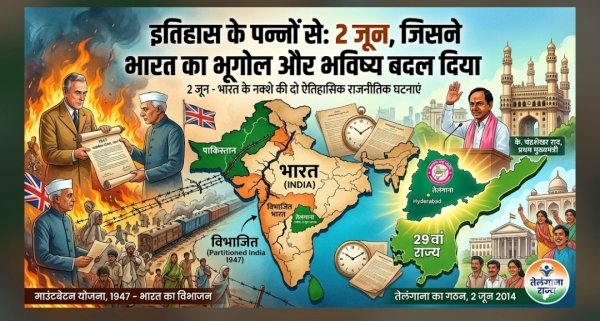 इतिहास के पन्नों से: 2 जून, जिसने बदल दिया भारत का भूगोल और भविष्य