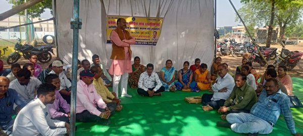 पंचायत सचिव संघ के प्रदेश व्यापी आंदोलन को दुर्ग जिला भाजपा ने दिया अपना समर्थन