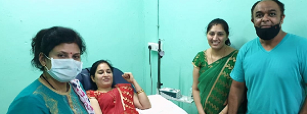 विश्व रक्तदान दिवस पर 44 लोगो ने किया रक्तदान - नव दृष्टी फ ाउंडेशन की पहल